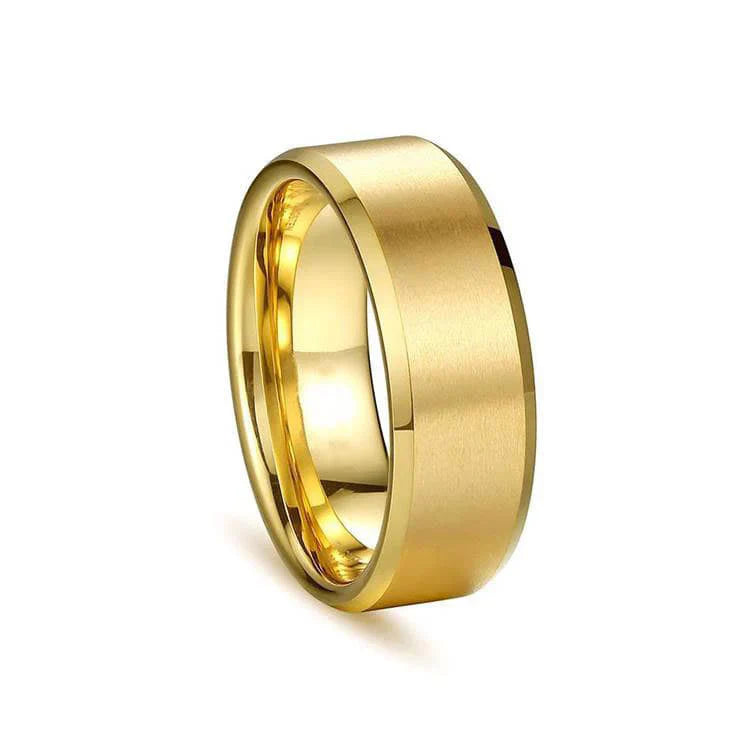 Golden Titanium Ring-High Quality
