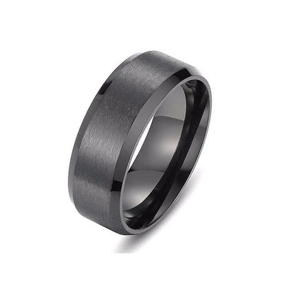 Black Titanium Ring-High Quality